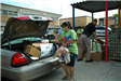 Food Bank drive up distribution 12