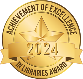 Achievement Of Excellence in Libraries Award 2024 Badge