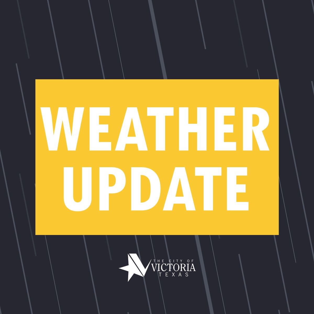 City of Victoria weather update