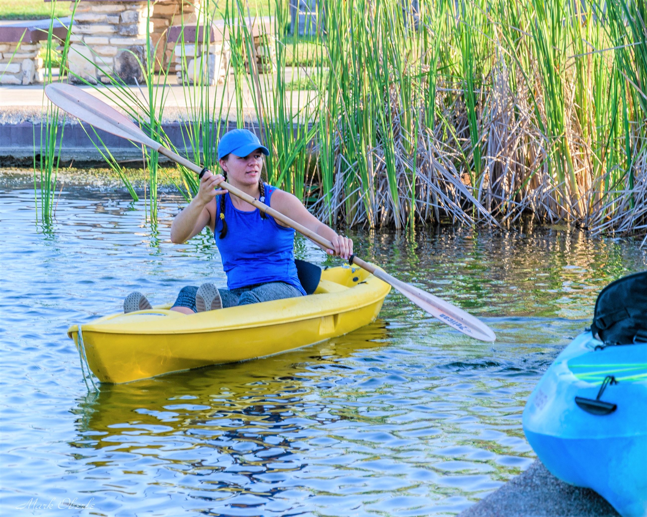 Kayakers on the Guadalupe River