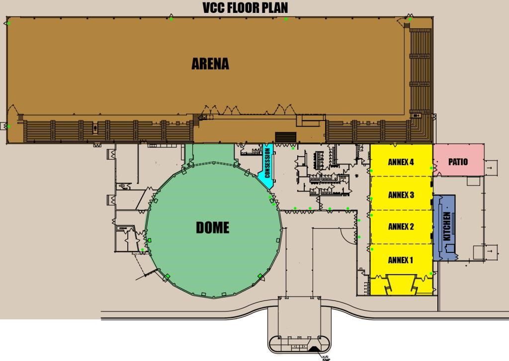 Victoria Community Center floor plan from 12-06-2010
