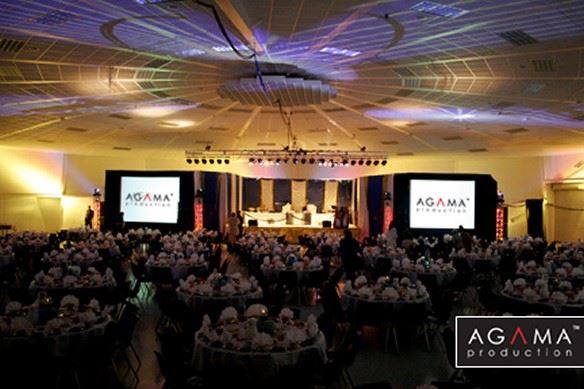 Community Center set up for banquet