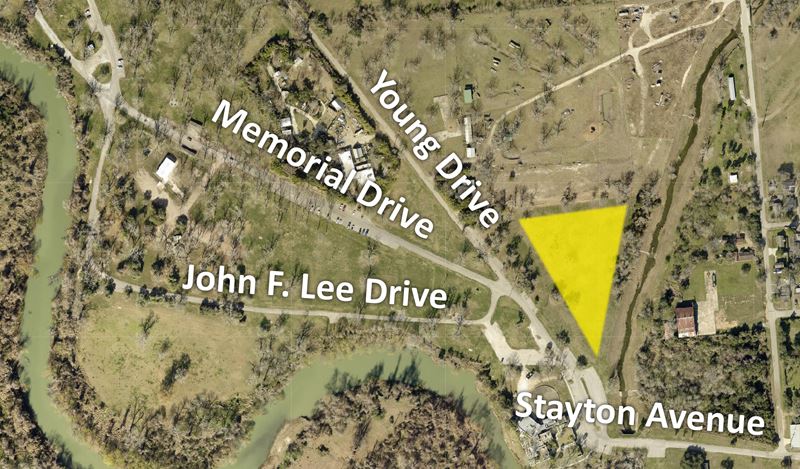 Map showing location of dog park near the PumpHouse