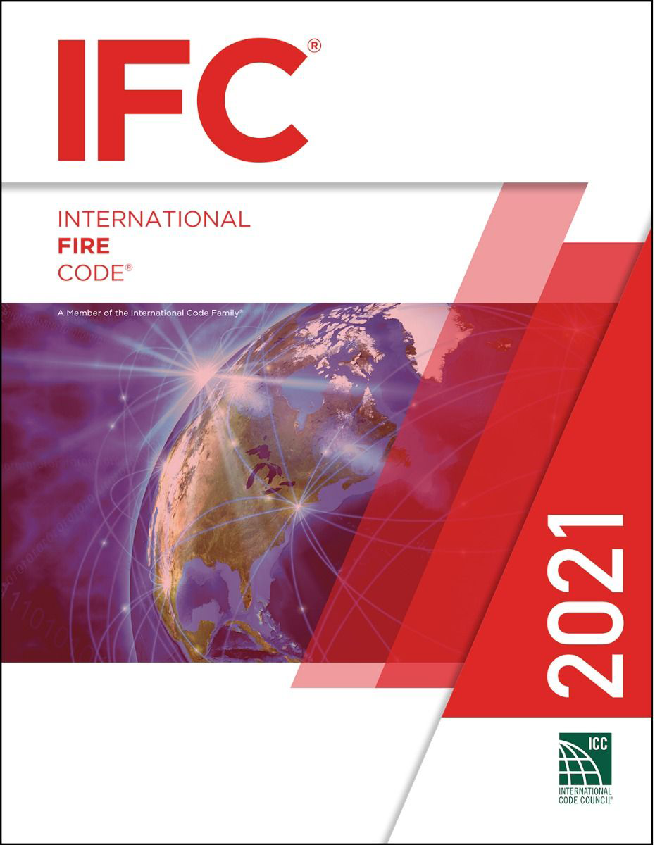 The Cover of the IFC 2021 Fire Code Manual 